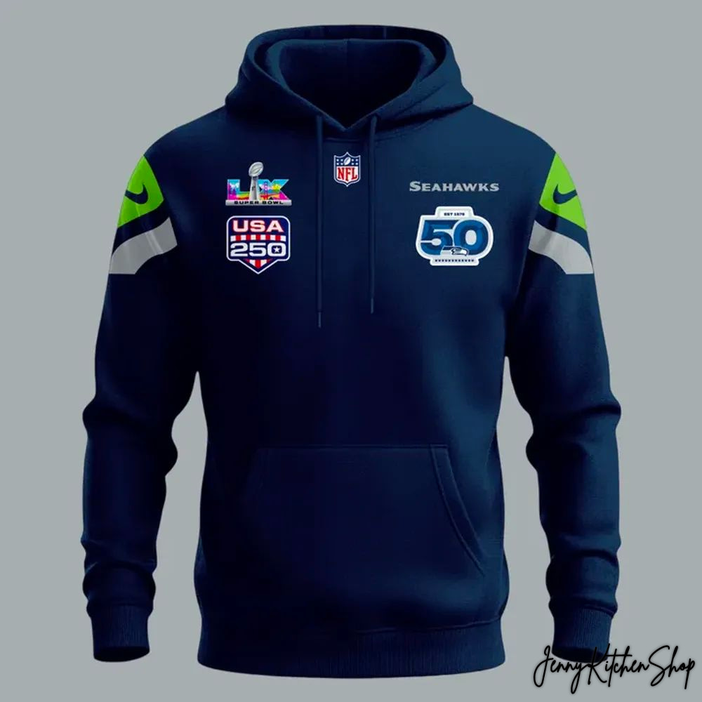 Seattle Seahawks Super Bowl Hoodie 2026