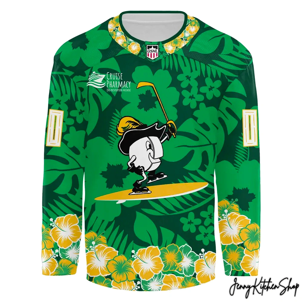 Sioux City Musketeers Hawaii Night 2026 Hockey Jersey