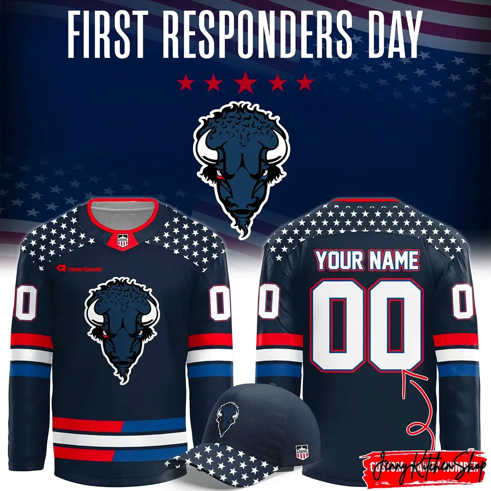 Sioux Falls Stampede 2026 First Responder Day Hockey Jersey
