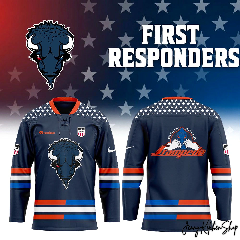 Sioux Falls Stampede 2026 First Responders Hockey Jersey
