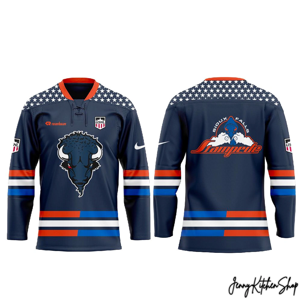 Sioux Falls Stampede 2026 First Responders Hockey Jersey