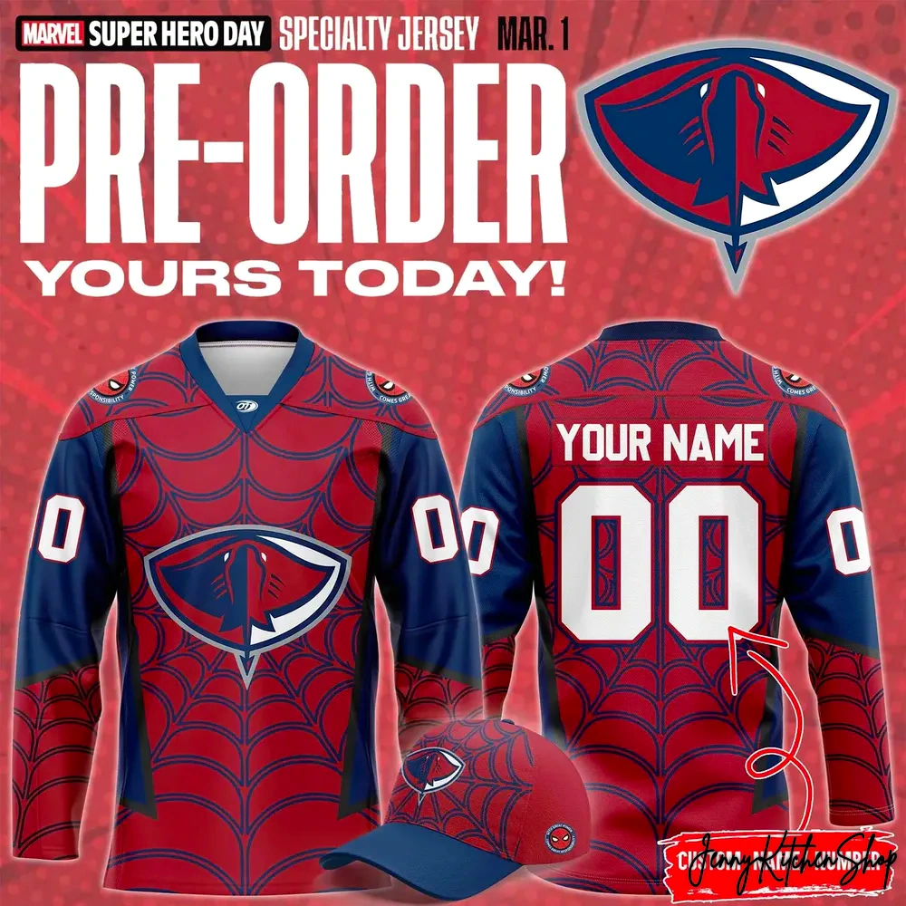 South Carolina Stingrays Marvel Super Hero 2026 Limited Jersey