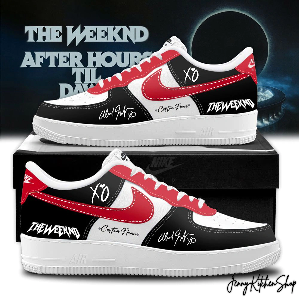 The Weeknd XO After Hours Till Dawn Tour Custom Shoes