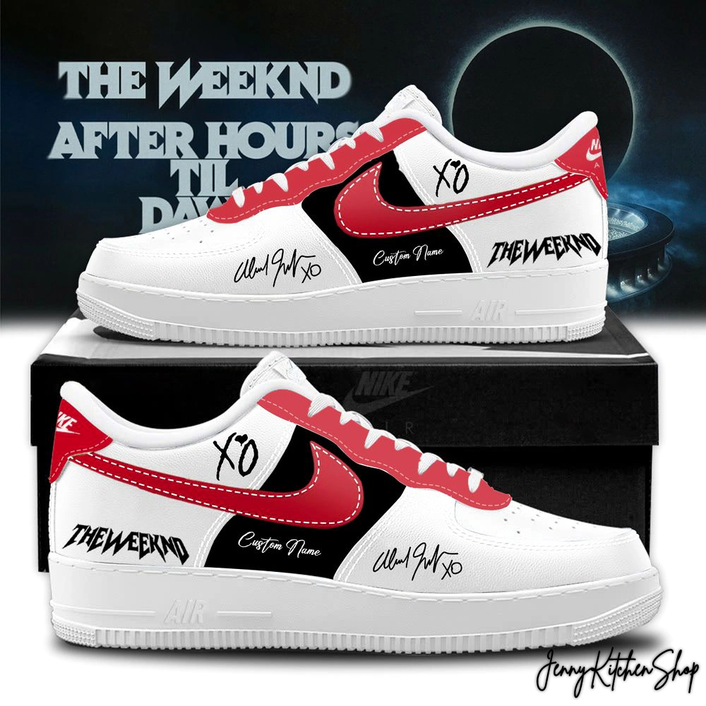 The Weeknd XO After Hours Till Dawn Tour Custom Shoes