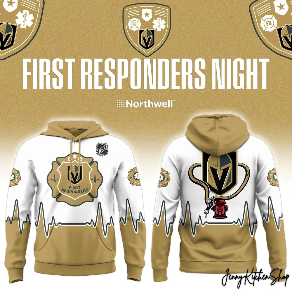 Vegas Golden Knights 2026 First Responders Night Limited Hoodie