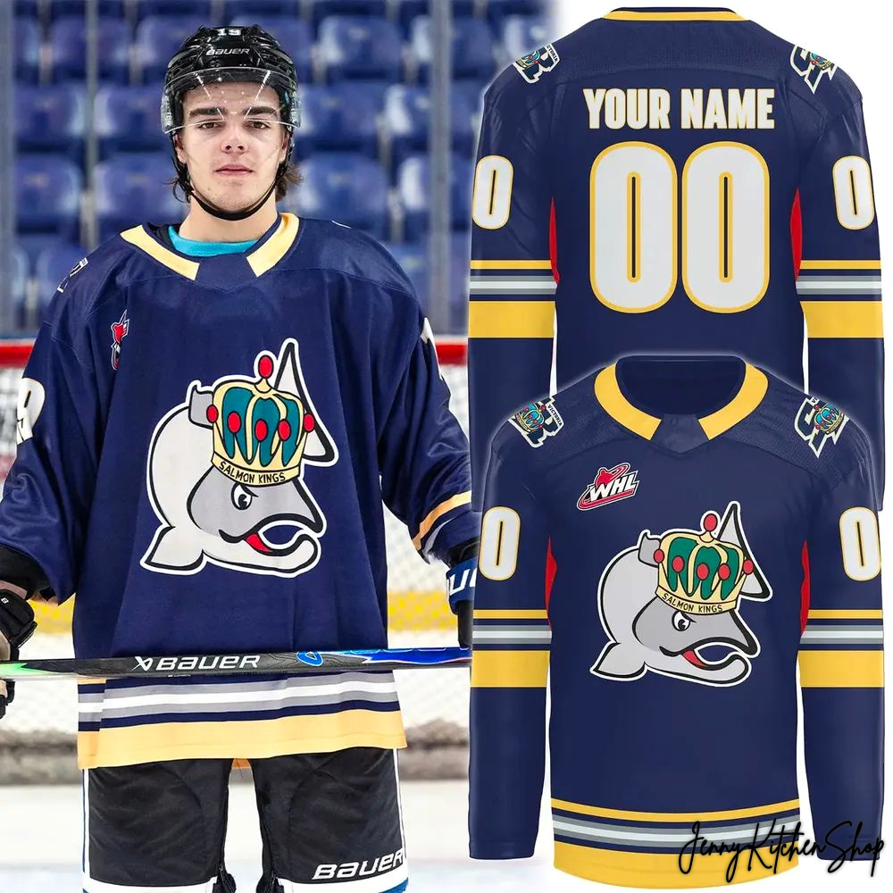 Victoria Royals 2026 Salmon Kings Replica Hockey Jersey