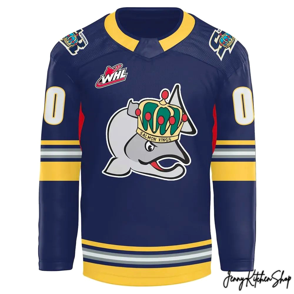 Victoria Royals 2026 Salmon Kings Replica Hockey Jersey