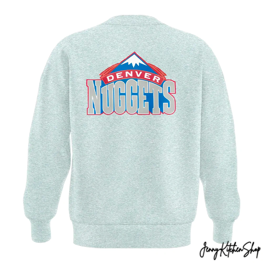 Vintage 1990s Denver Nuggets Logo Graphic Sweatshirt