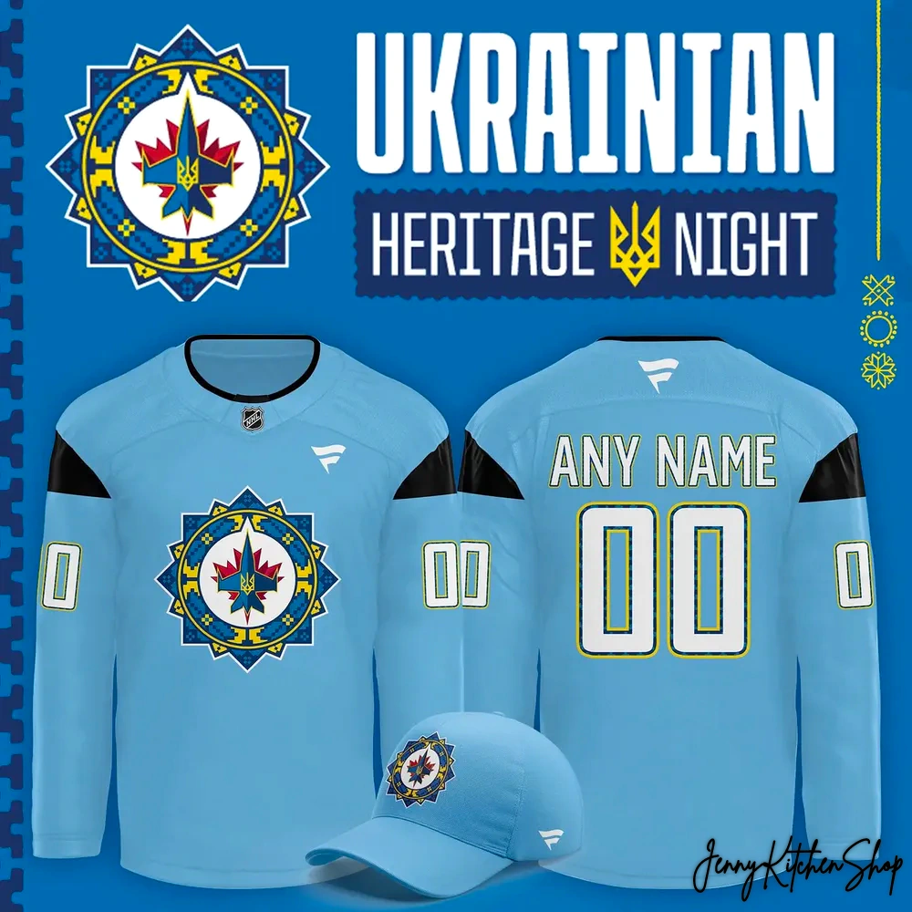 Winnipeg Jets Ukrainian Heritage Night 2026 Hockey Jersey