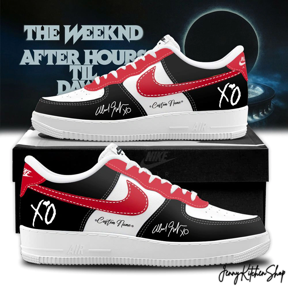 XO The Weeknd After Hours Till Dawn Tour Custom Sneaker