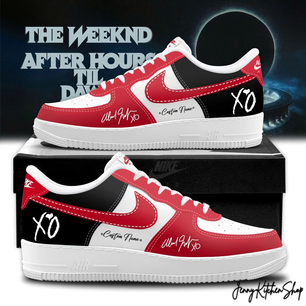 XO The Weeknd After Hours Till Dawn Tour Custom Sneaker