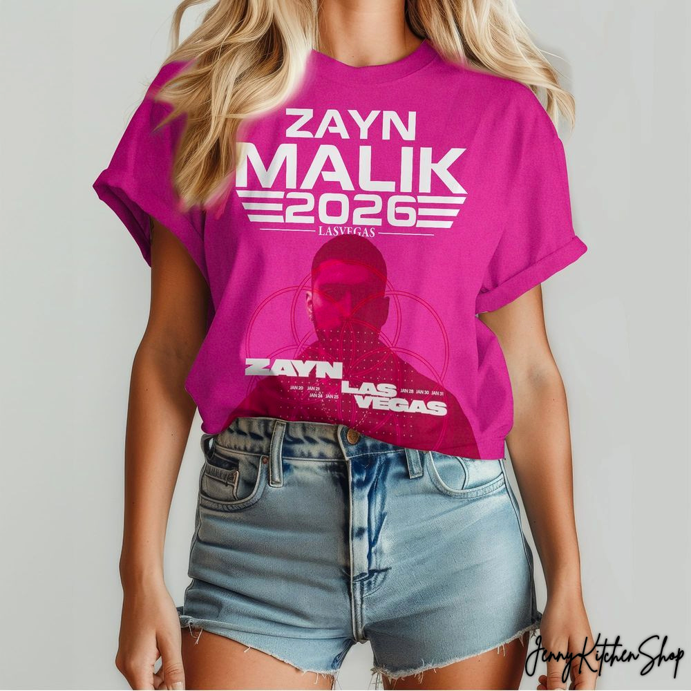 Zayn Malik 2026 Las Vegas Faltam 5 Dias Vegaz Shirt