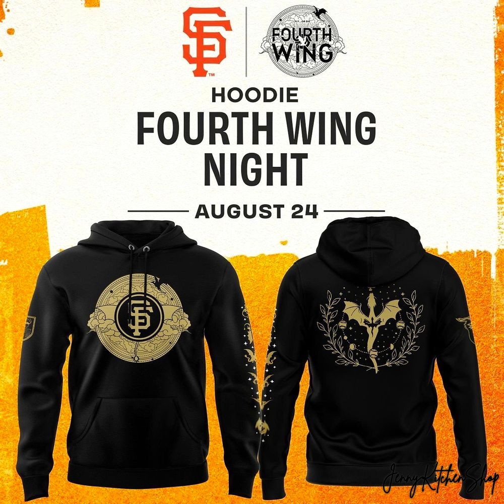 2026 San Francisco Giants Fourth Wing Night Hoodie