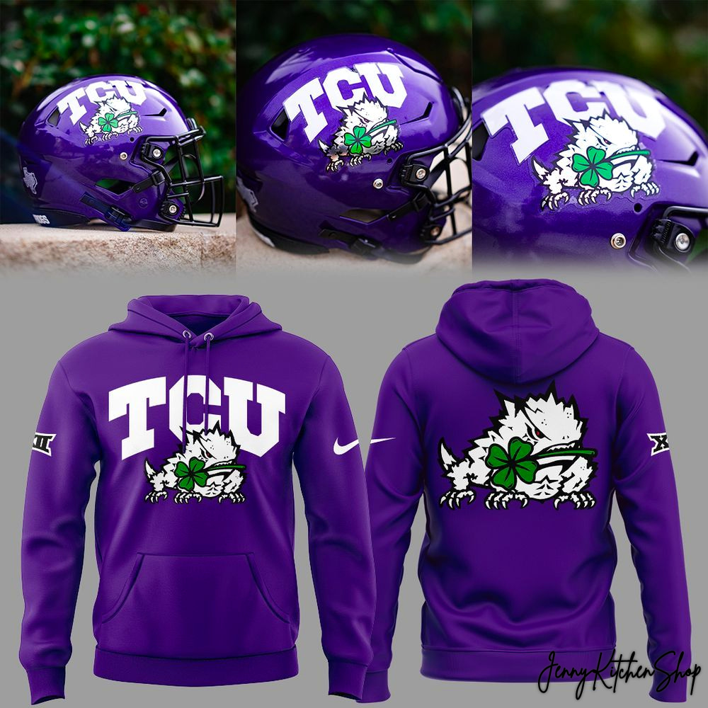 2026 TCU Ireland Game Limited Purple Hoodie