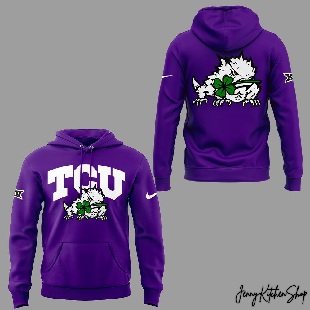 2026 TCU Ireland Game Limited Purple Hoodie