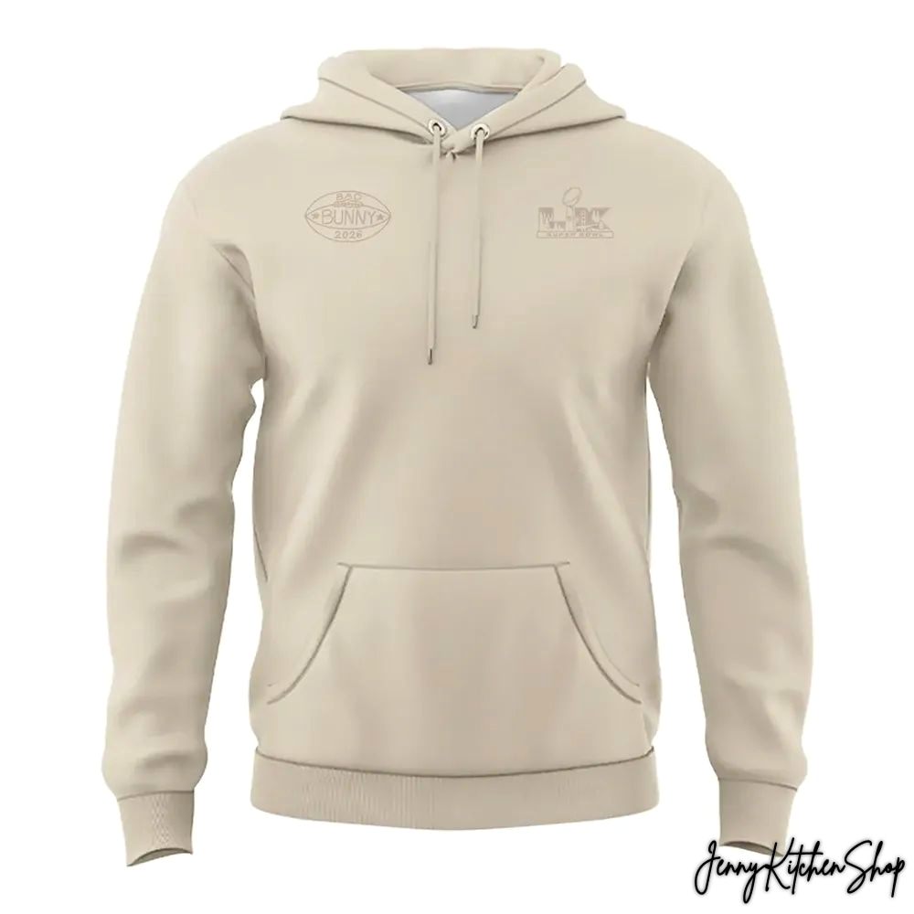 Bad Bunny Super Tazón LX 2026 Hoodie