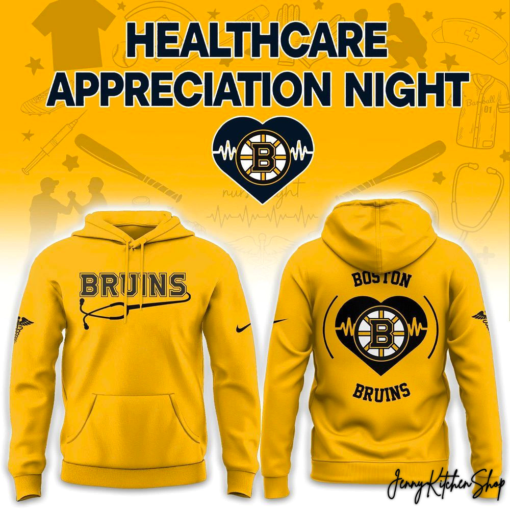 Boston Bruins Healthcare Appreciation Night 2026 Limited Hoodie