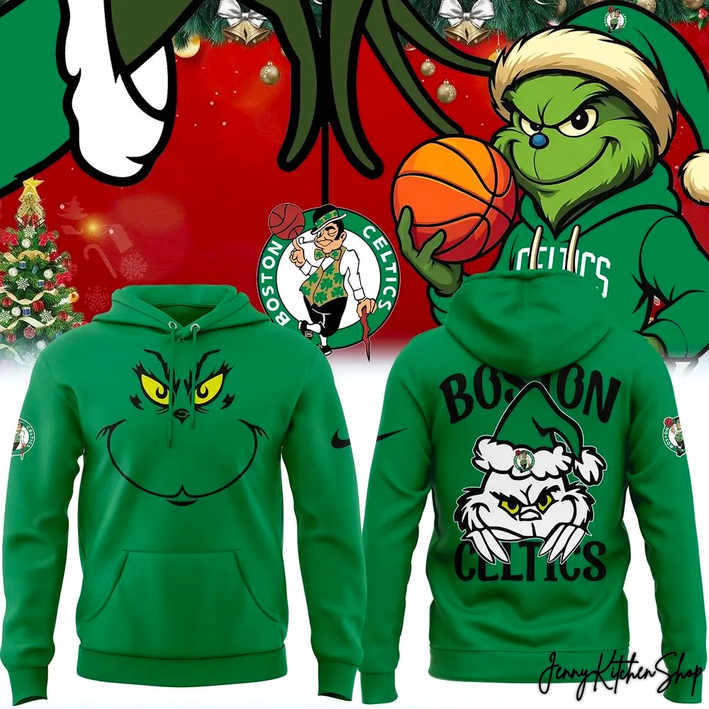Boston Celtics x Grinch 2026 New Hoodie
