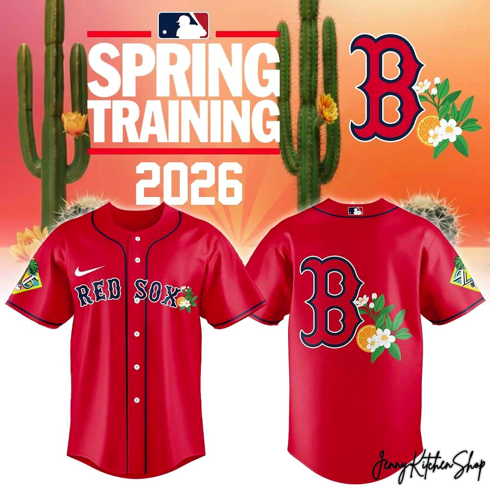Boston Red Sox Spring Training 2026 Baseball Jersey