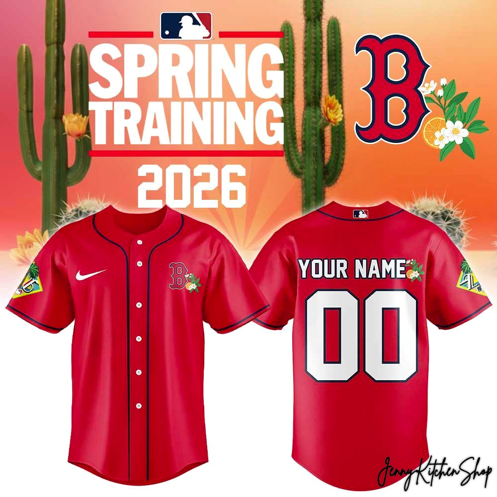 Boston Red Sox Spring Training 2026 Baseball Jersey
