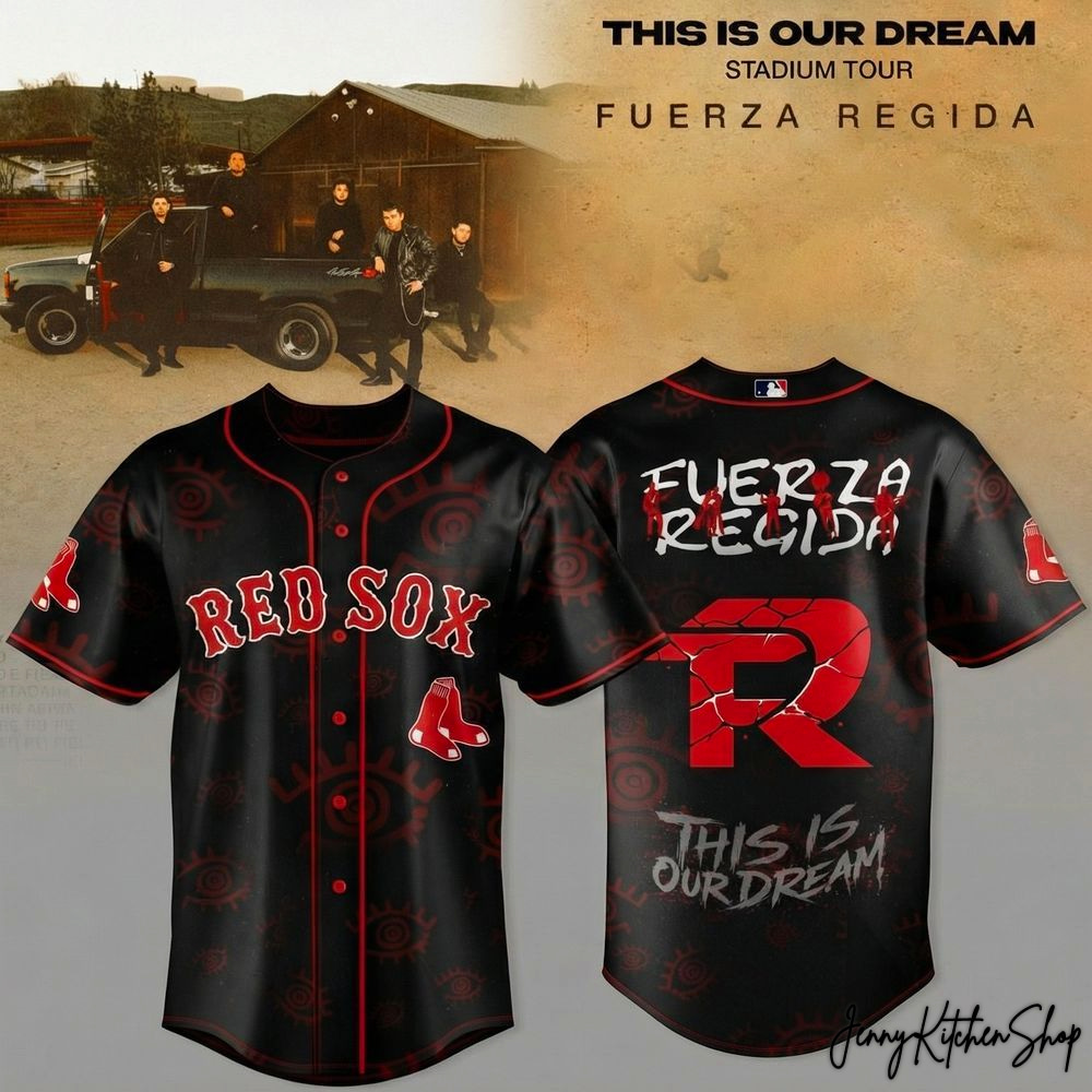 Boston Red Sox x Fuerza Regida - This Is Our Dream Stadium Tour 2026 Baseball Jersey