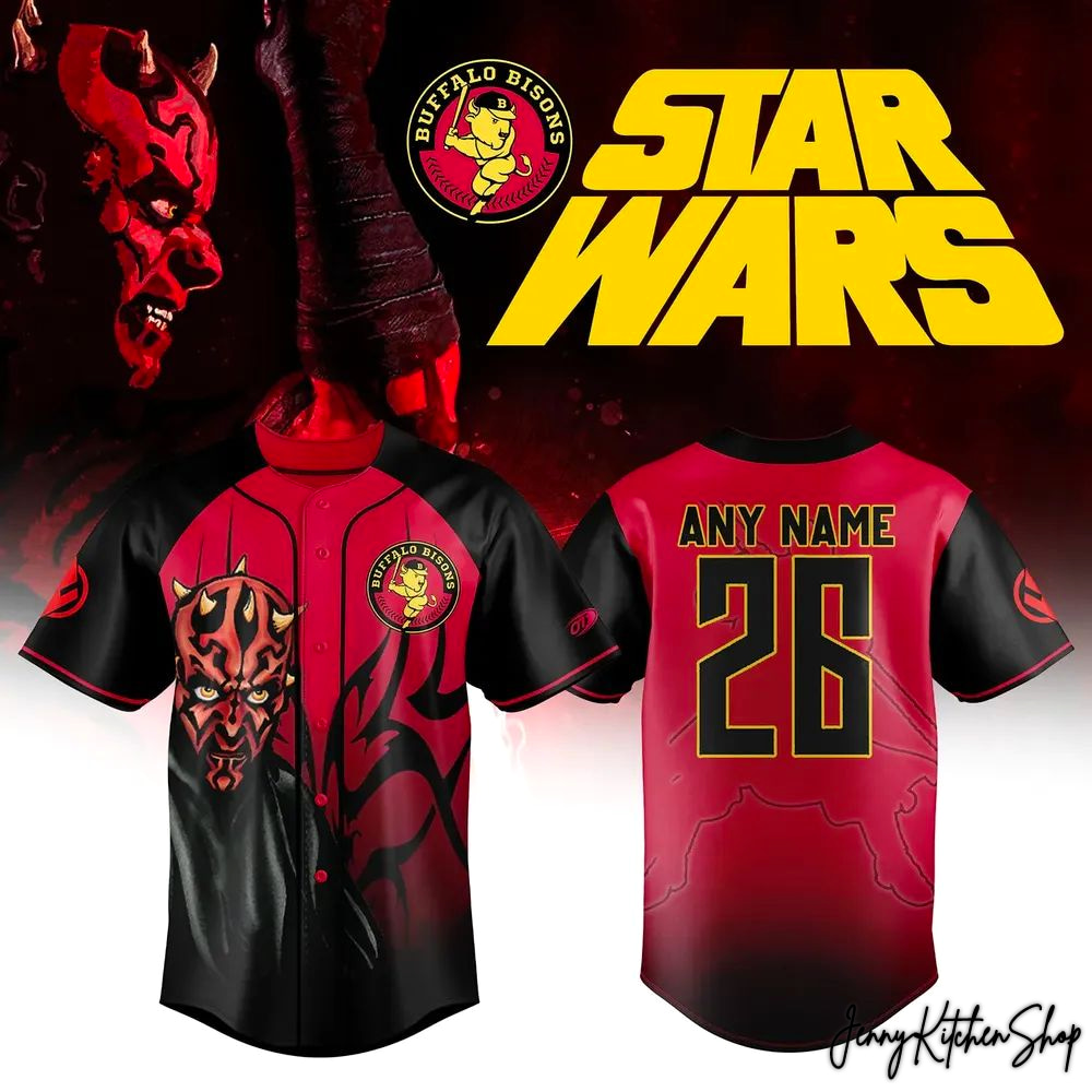 Buffalo Bisons x Star War 2026 Night Special Edition Baseball Jersey