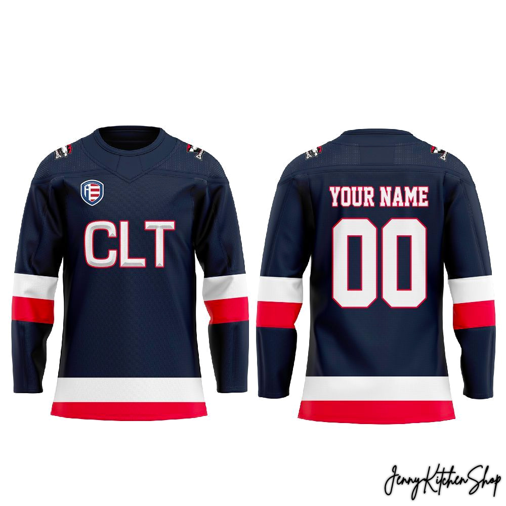 Charlotte Checkers USA Night New Edition Jersey
