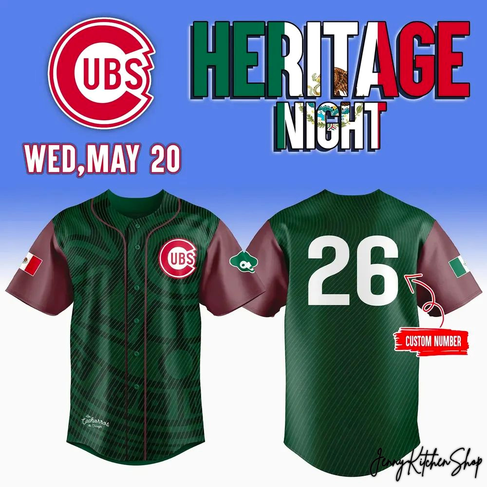 Chicago Cubs 2026 Mexican Heritage Night Jersey