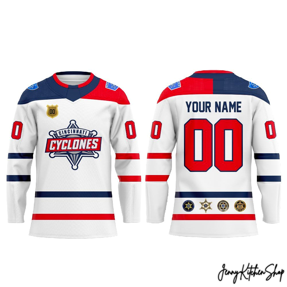Cincinnati Cyclones Law Enforcement 2026 Night Hockey Jersey