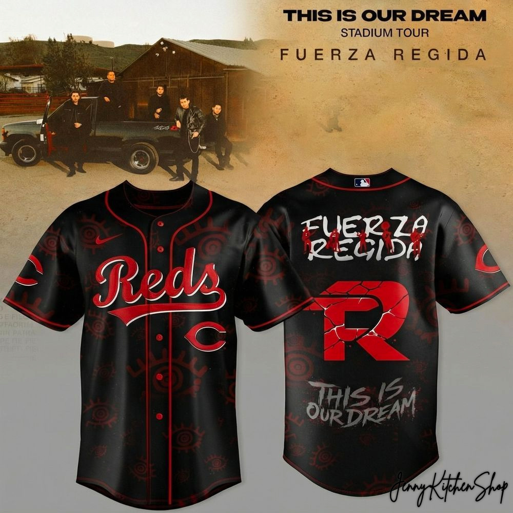 Cincinnati Reds x Fuerza Regida - This Is Our Dream Stadium Tour 2026 Baseball Jersey