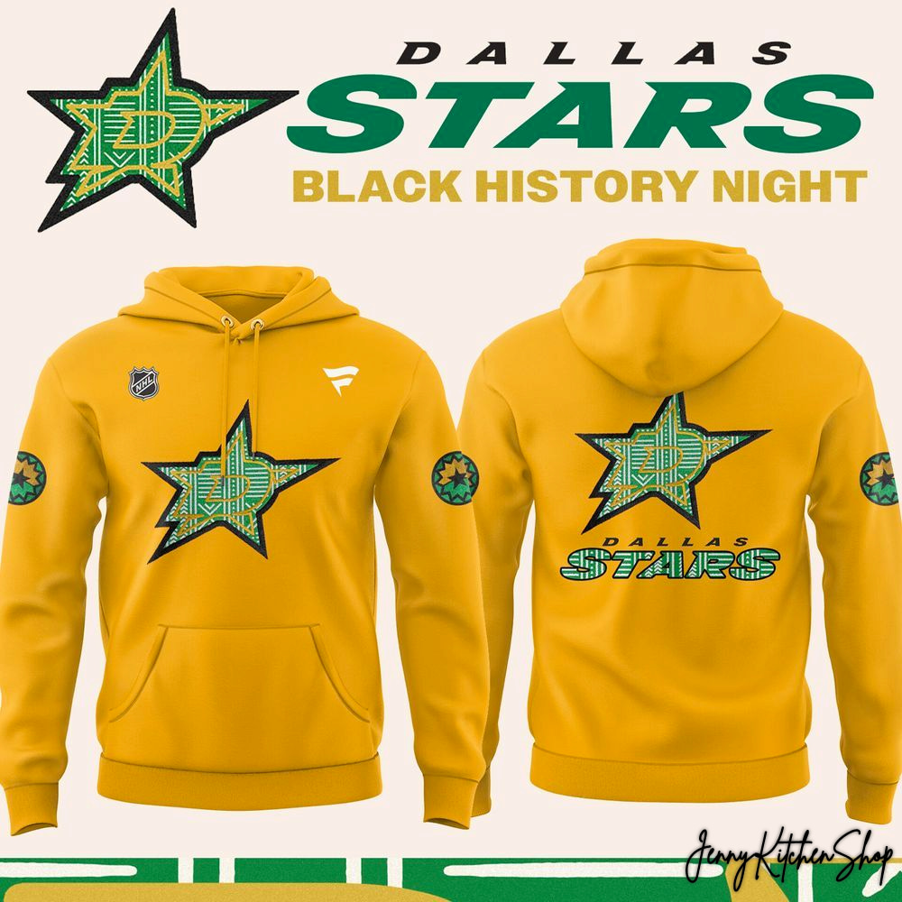 Dallas Stars 2026 Black History Night Hoodie