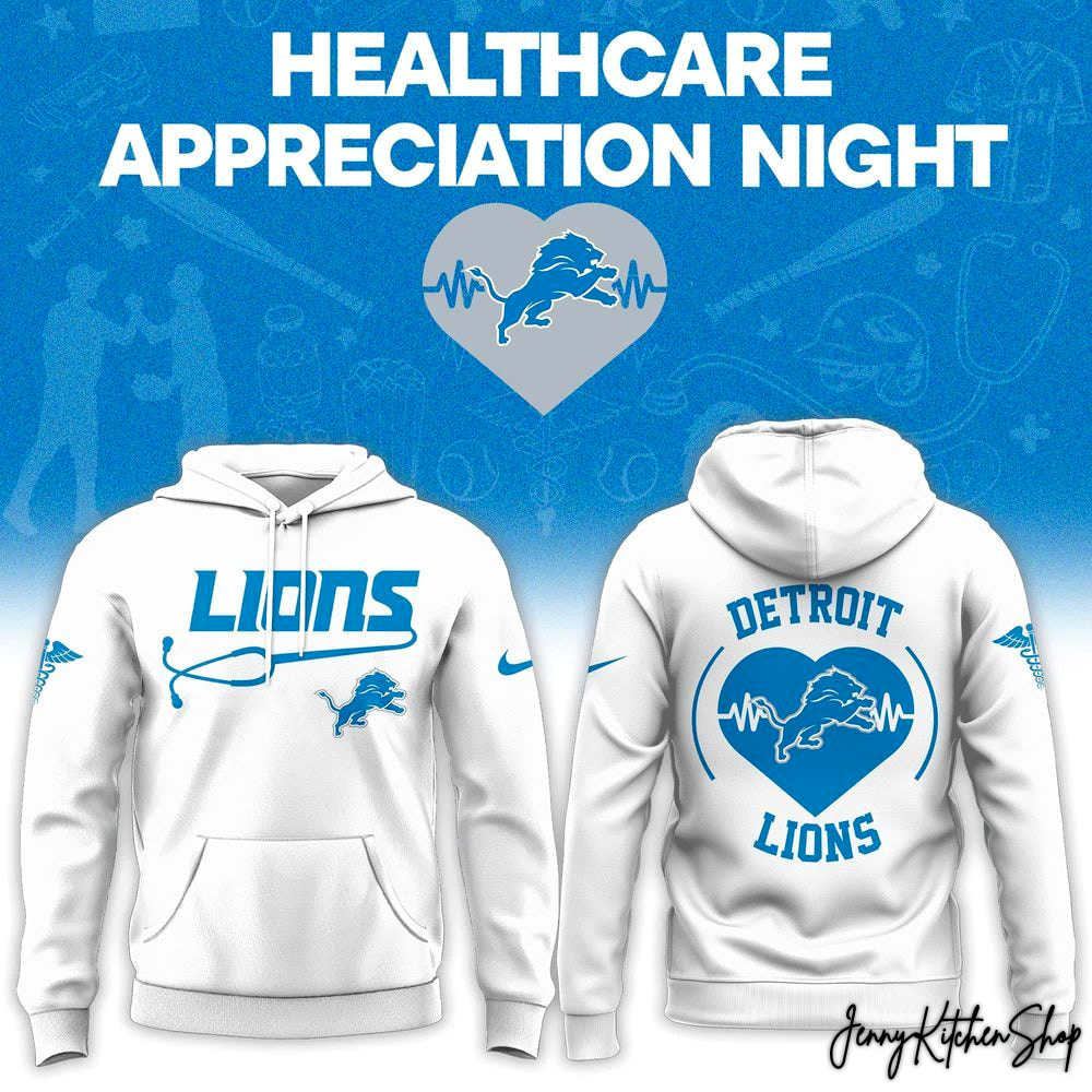 Detroit Lions Healthcare Appreciation Night 2026 Limited Hoodie