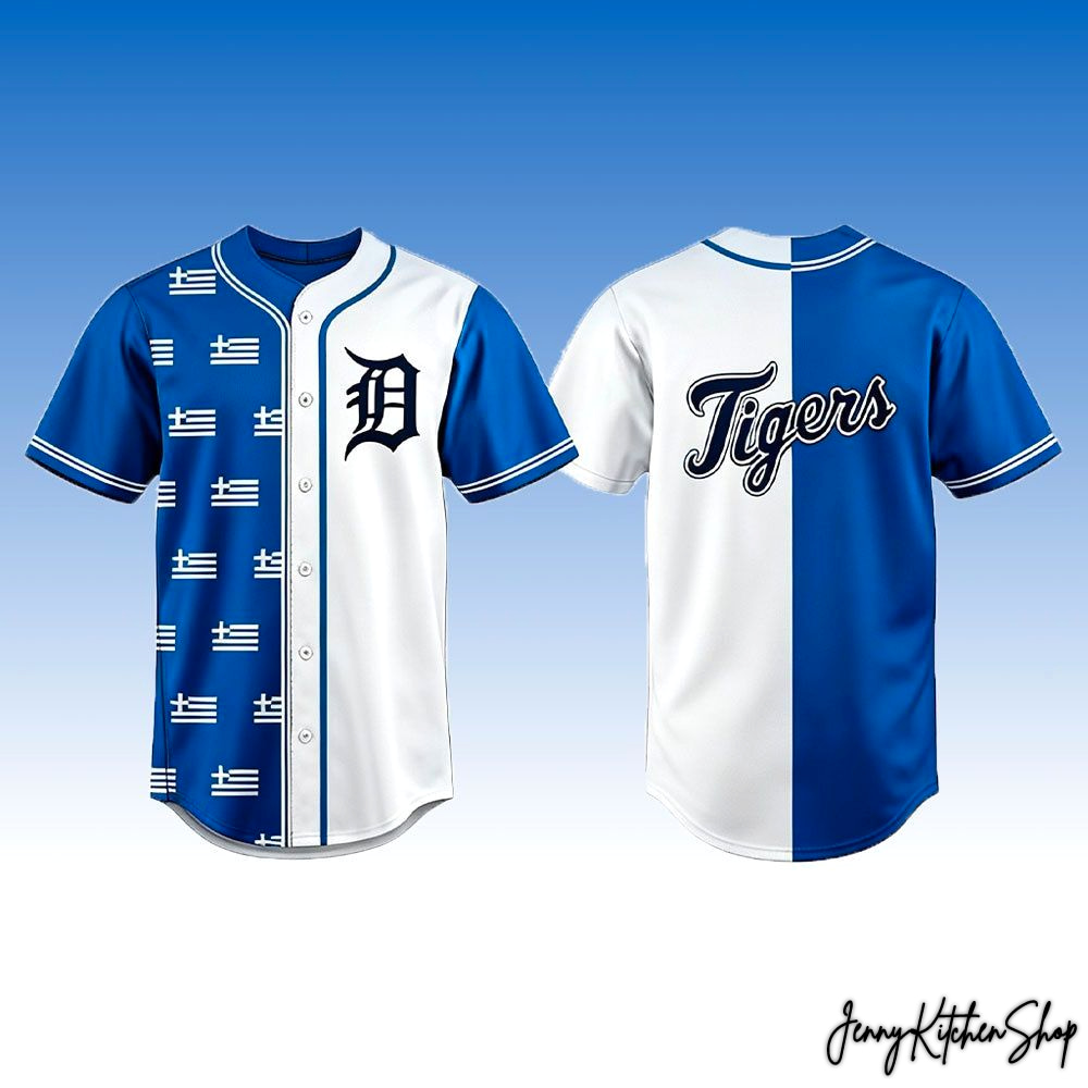 Detroit Tigers Greek Heritage 2026 Baseball Jersey