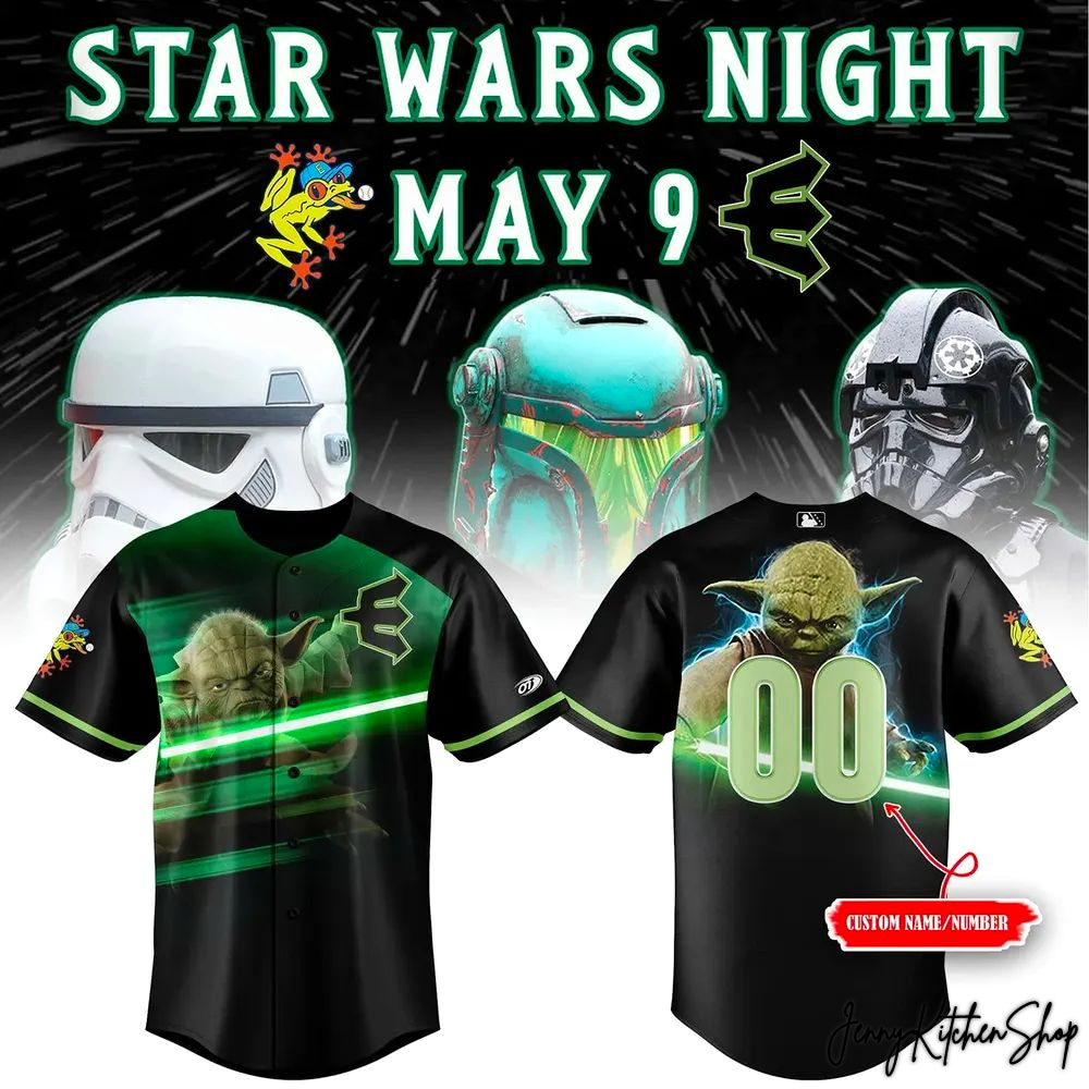 Everett AquaSox 2026 Star Wars Night Baseball Jersey