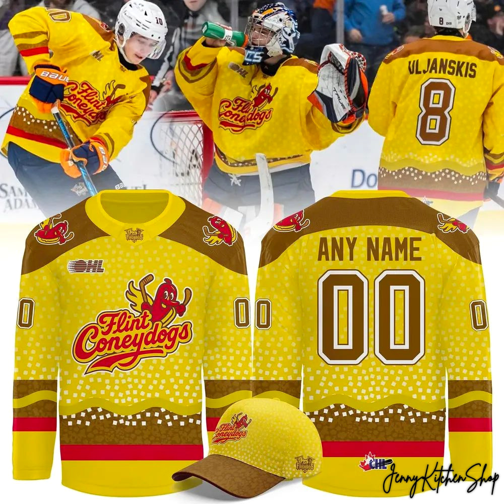 Flint Firebirds 2026 Coneydog Replica Special Edition Hockey Jersey
