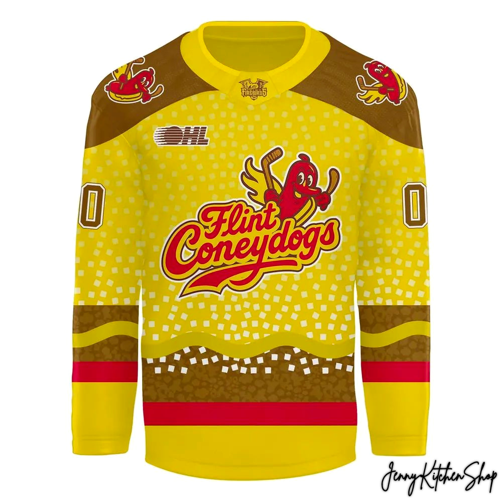 Flint Firebirds 2026 Coneydog Replica Special Edition Hockey Jersey