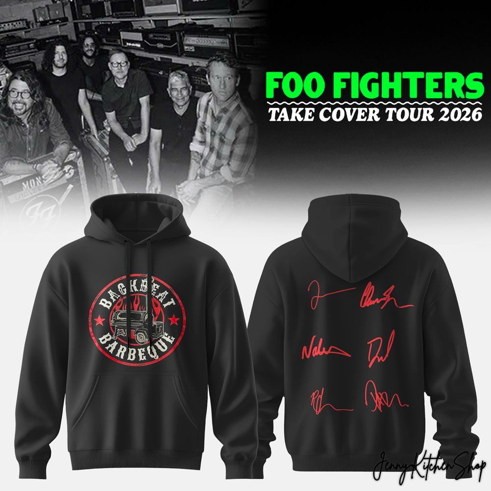 Foo Fighters Take Cover Tour 2026 For Fans Collection Hoodie
