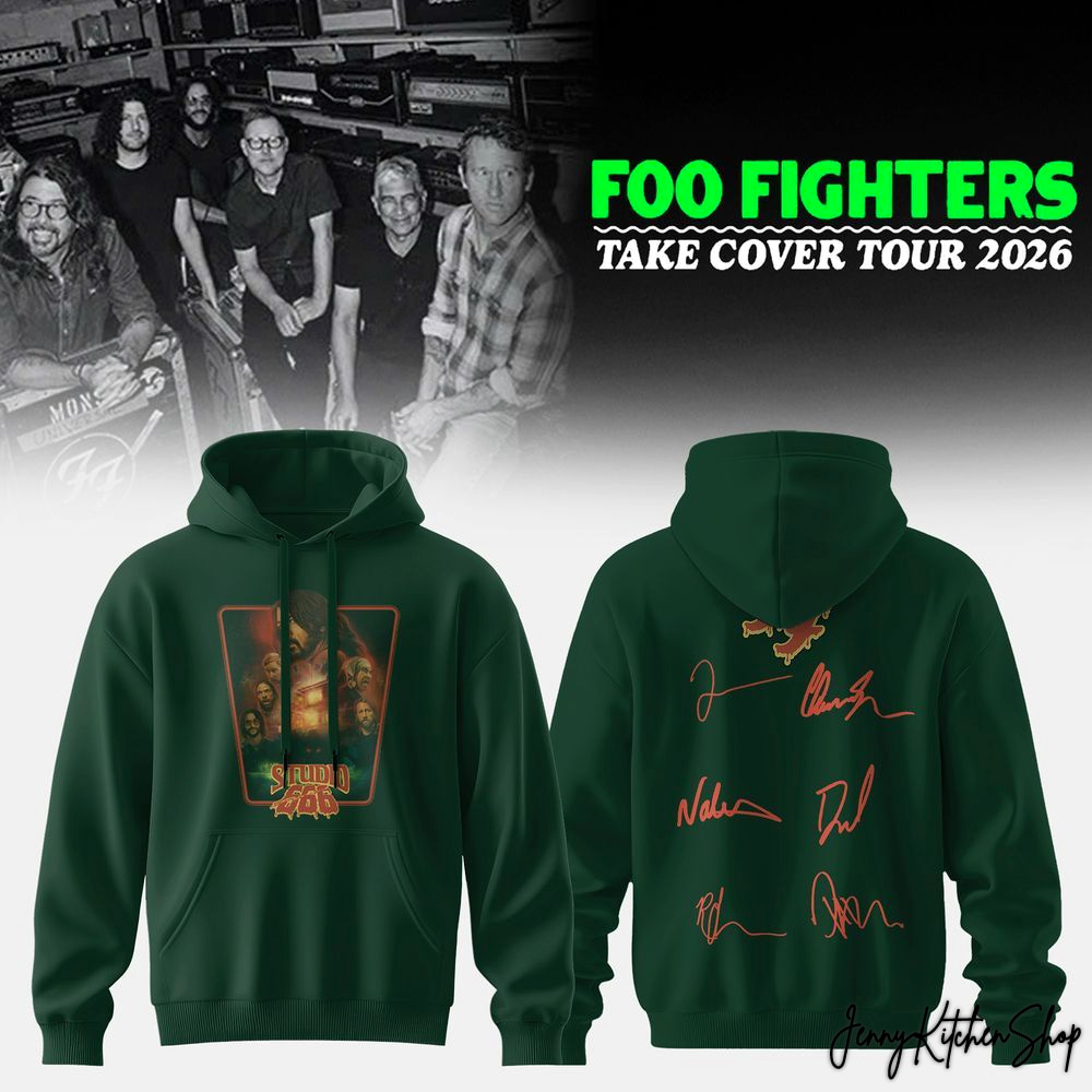 Foo Fighters Take Cover Tour 2026 For Fans Collection Hoodie