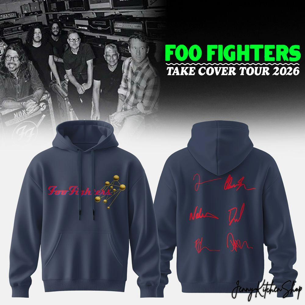 Foo Fighters Take Cover Tour 2026 For Fans Collection Hoodie