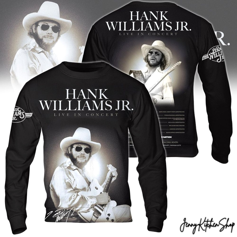 Hank Williams Jr Live In Concert 2026 T-Shirt