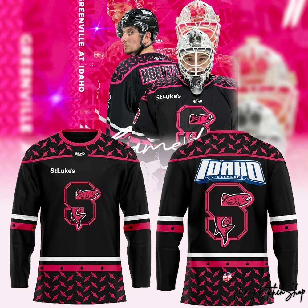 Idaho Steelheads Pink In The Rink 2026 Fans Hockey Jersey