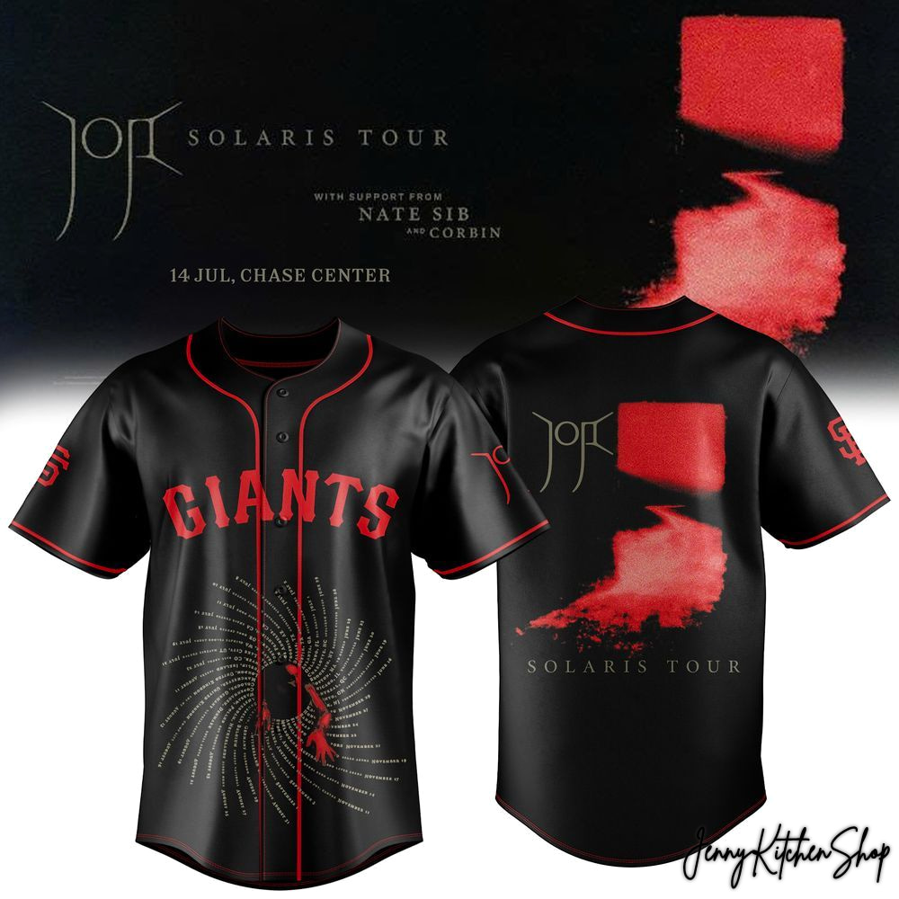 Joji x MLB Solaris Tour World 2026 Special Edition Baseball Jersey