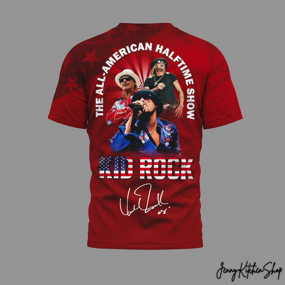 Kid Rock Turning Point USA All-American Halftime Show T-Shirt