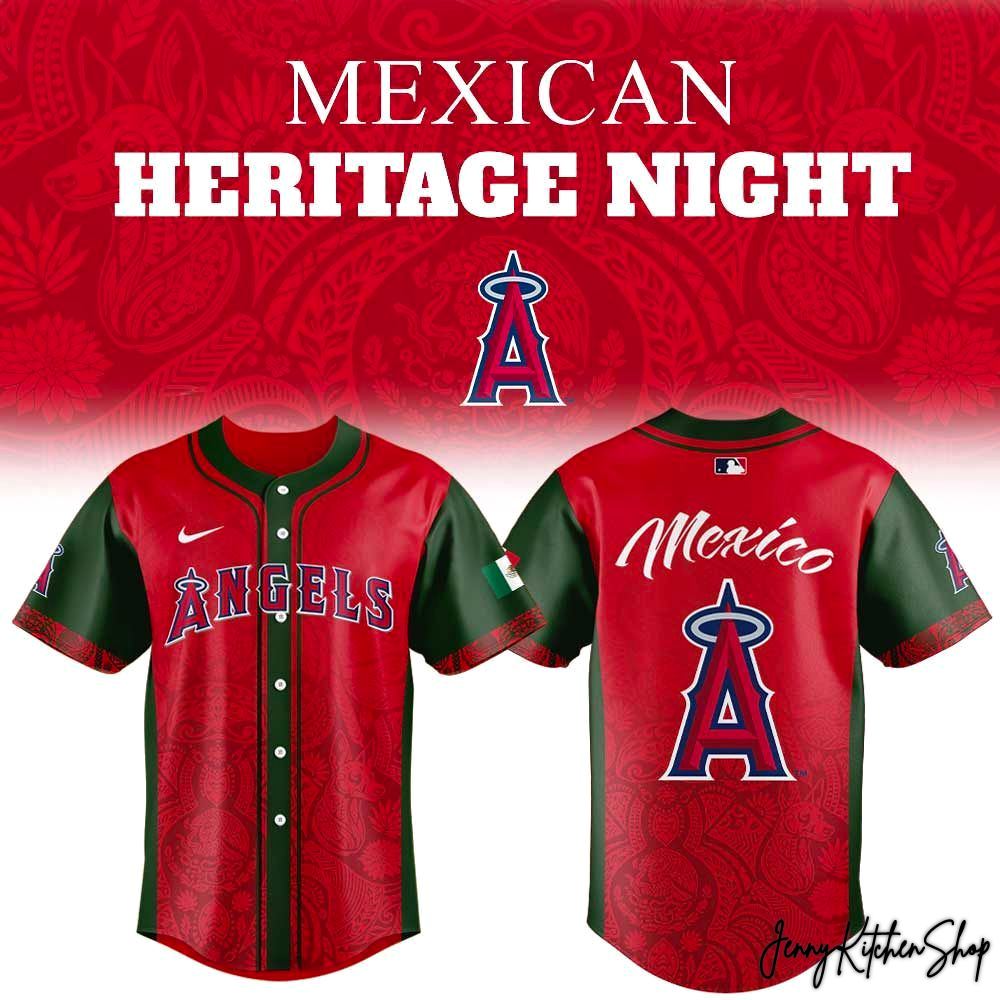 Los Angeles Angels 2026 Mexican Heritage Night Jersey