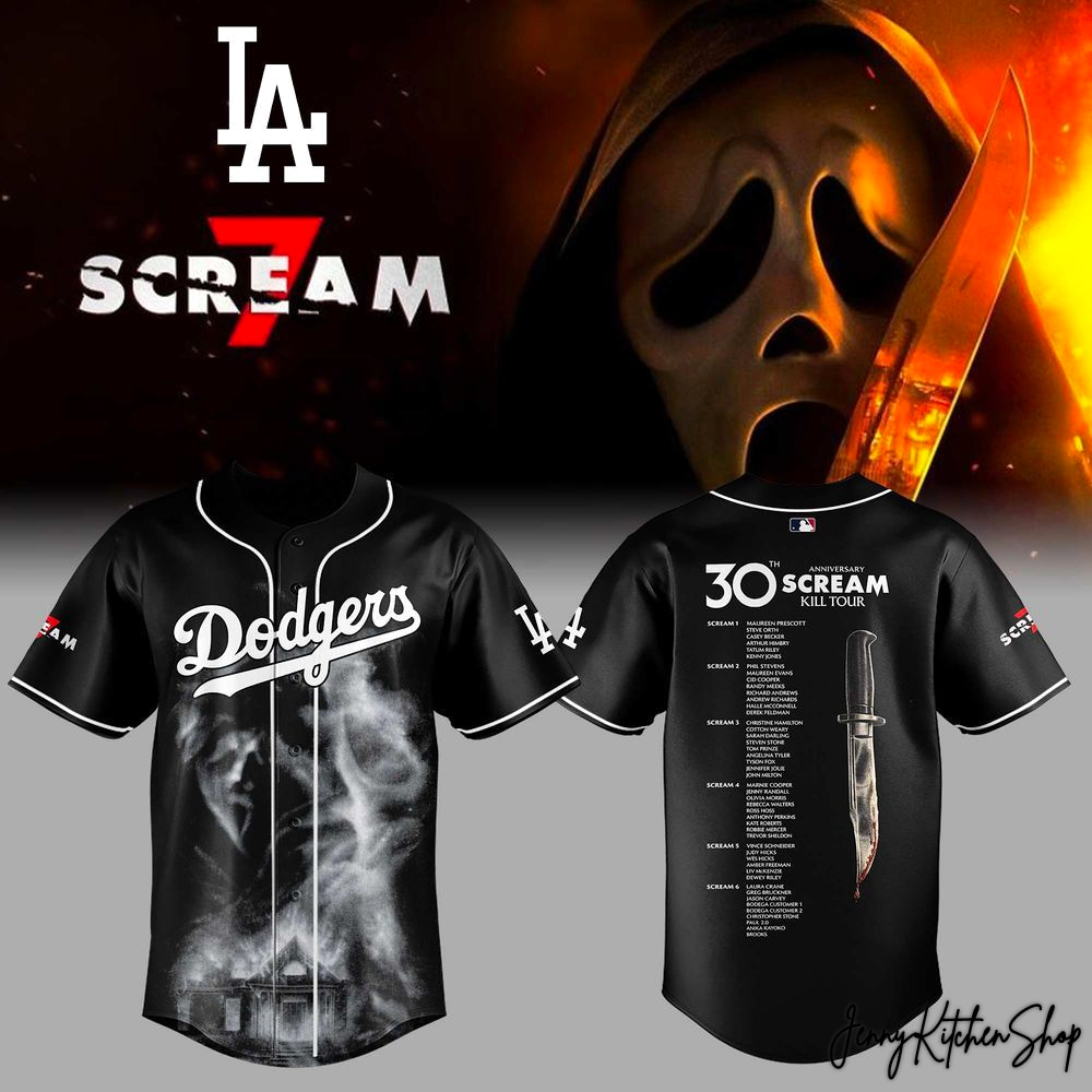 Los Angeles Dodgers x Scream 7 Limited Baseball Jersey