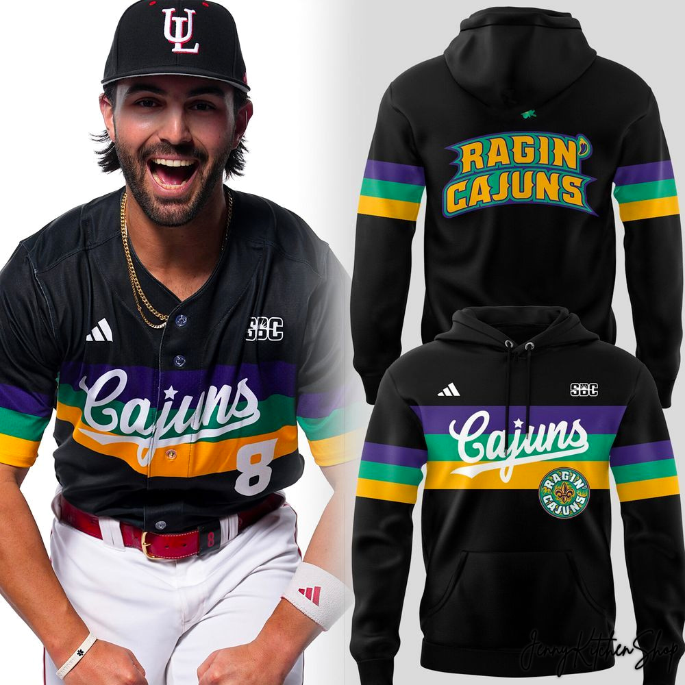 Louisiana Baseball Mardi Gras Jersey 2026 Special Edition Hoodie