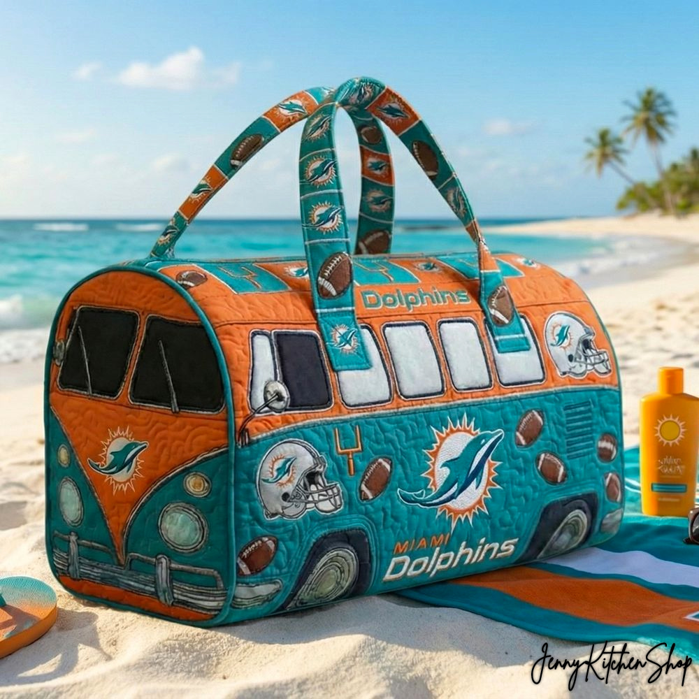 Miami Dolphins Game Day, Travel Day Duffle Bag