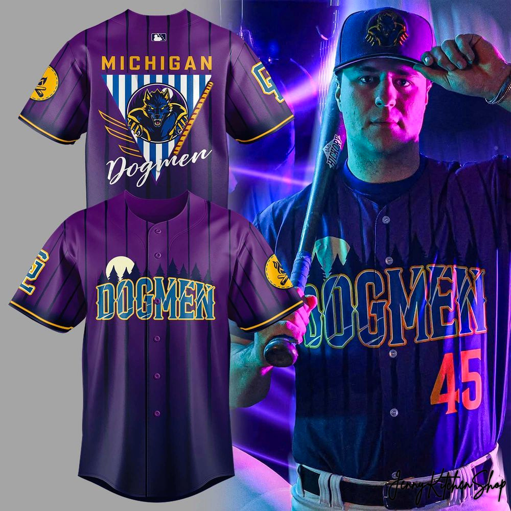 Michigan Dogmen 2026 New Uniform Baseball Jersey