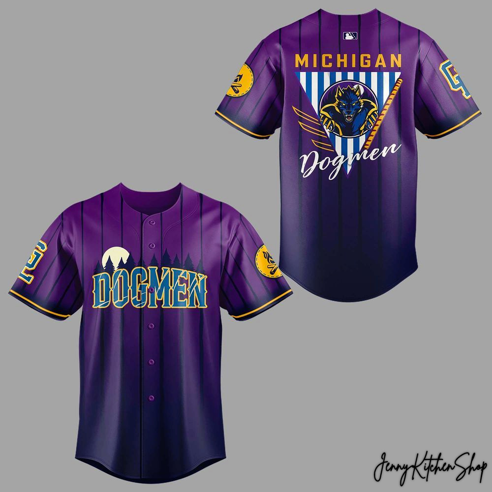 Michigan Dogmen 2026 New Uniform Baseball Jersey