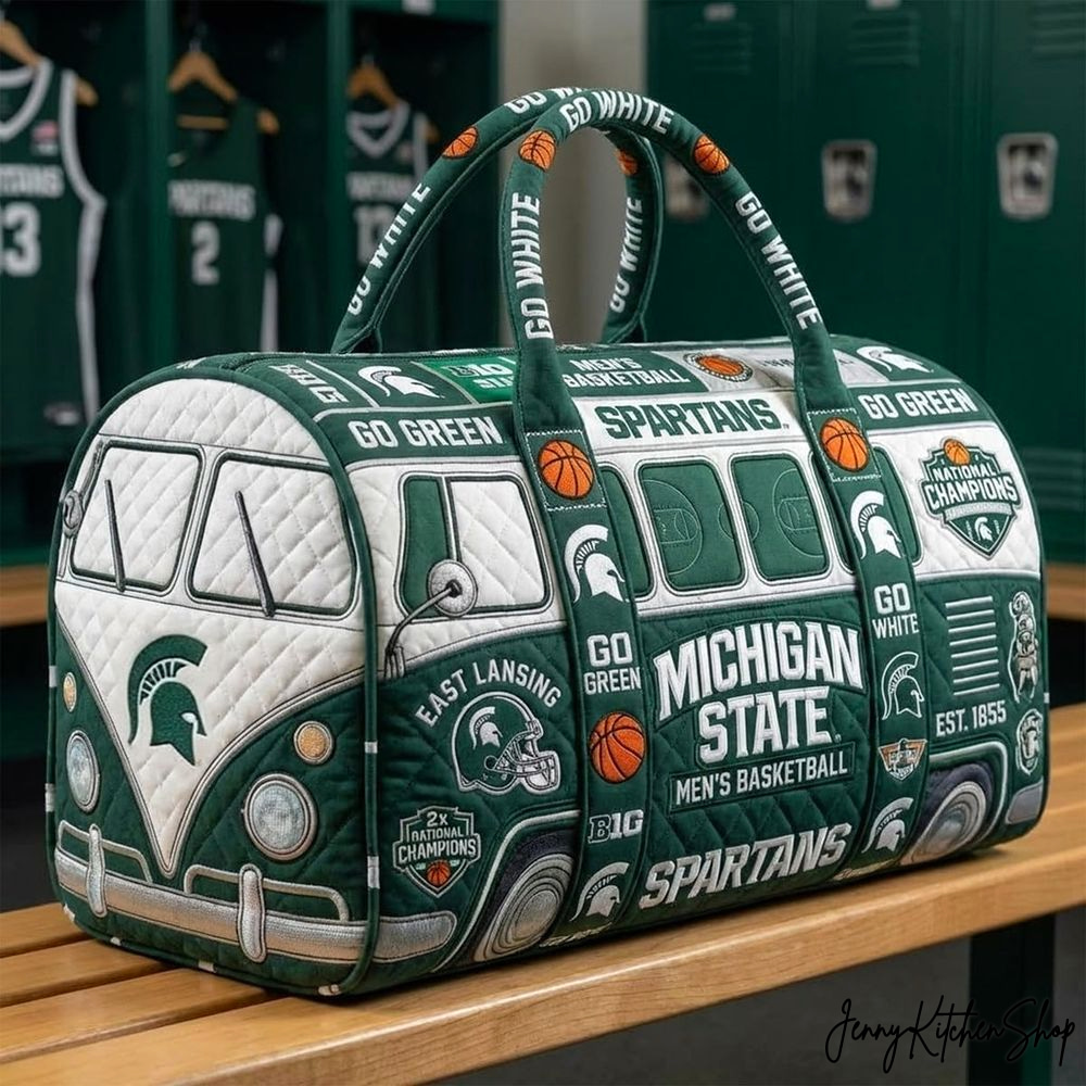 Michigan State Spartans Limited Quilted Duffle Bag